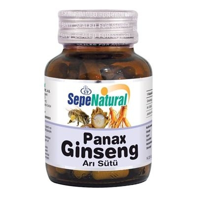 Sepe Natural Panax Ginseng & Arı Sütü Kapsül x